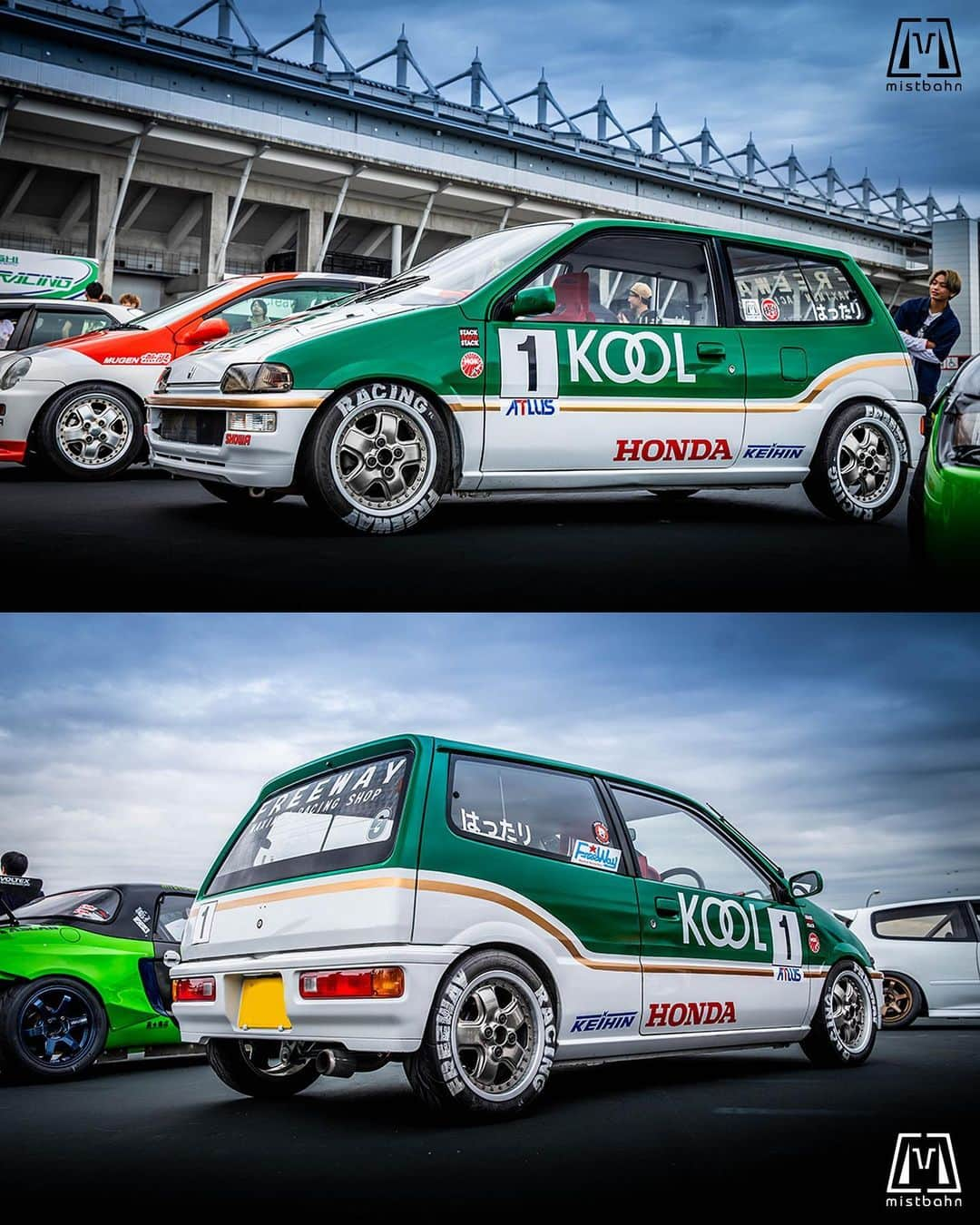 mistbahnさんのインスタグラム写真 - (mistbahnInstagram)「_ KOOL Honda JW3 TODAY _ 🚗: @freeway_eg6 📷: @mistbahn _ Shot on Oct-8 2023 🏁  The "H" Day at Suzuka International Circuit. _ JP) 2023年10月8日 鈴鹿サーキット国際レーシングコース GPスクエア。The "H" day。 _ #hday #thehday #playersday #suzukacircuit #suzukainternationalcircuit #鈴鹿サーキット #hondatoday #ホンダトゥデイ #jw3 #ja4 #honda #トゥデイ #ツデー #e07a #mtrec #kool #freewayracing #フリーウェイレーシング #mugen #無限 #mugen無限power #mr5 #無限mr5 #dunlop #03g  #direzza」10月10日 7時01分 - mistbahn