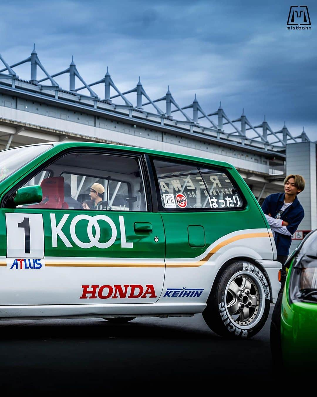 mistbahnさんのインスタグラム写真 - (mistbahnInstagram)「_ KOOL Honda JW3 TODAY _ 🚗: @freeway_eg6 📷: @mistbahn _ Shot on Oct-8 2023 🏁  The "H" Day at Suzuka International Circuit. _ JP) 2023年10月8日 鈴鹿サーキット国際レーシングコース GPスクエア。The "H" day。 _ #hday #thehday #playersday #suzukacircuit #suzukainternationalcircuit #鈴鹿サーキット #hondatoday #ホンダトゥデイ #jw3 #ja4 #honda #トゥデイ #ツデー #e07a #mtrec #kool #freewayracing #フリーウェイレーシング #mugen #無限 #mugen無限power #mr5 #無限mr5 #dunlop #03g  #direzza」10月10日 7時01分 - mistbahn