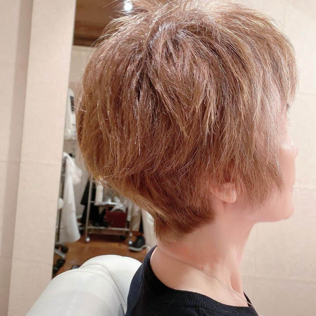 小柳ルミ子さんのインスタグラム写真 - (小柳ルミ子Instagram)「NEWヘアスタイル🤎  完成しました😆👍  ドライヤーでパパパッと乾かして 手ぐしでOK🙆‍♀️  ホットカーラーも アイロンも ピンカールもいらない❌  超簡単で楽ちん⭕️  後頭部の自然な丸み　凄い😆 松崎君 カット上手いなぁ💮  カラーも綺麗に染まりました🤎  スッキリ　サッパリ　嬉しーい😆‼️  ⠀  #美容院 ⠀ #美容師 ⠀ #ヘアカラー ⠀ #ヘア ⠀ #ヘアアレンジ ⠀ #ヘアスタイル ⠀ #ヘアカット ⠀ #ヘアサロン ⠀ #カラーリング ⠀ #カット ⠀ #ショートヘア ⠀ #ショートカット ⠀ #スッキリ ⠀ #ファッション ⠀ #アンコキーヌ ⠀ #藤島彩子 さん⠀ #小柳ルミ子」10月10日 7時33分 - rumiko_koyanagi