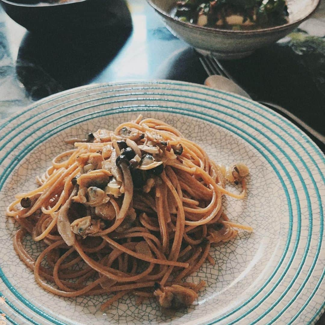 高橋メアリージュンさんのインスタグラム写真 - (高橋メアリージュンInstagram)「Organic gluten free pasta. おいしかったー♡ ごちそうさまでした🙏  #ごちそうさまチャレンジで飢餓をなくそう  #glutenfreepasta #グルテンフリー」10月10日 9時24分 - maryjuntakahashi