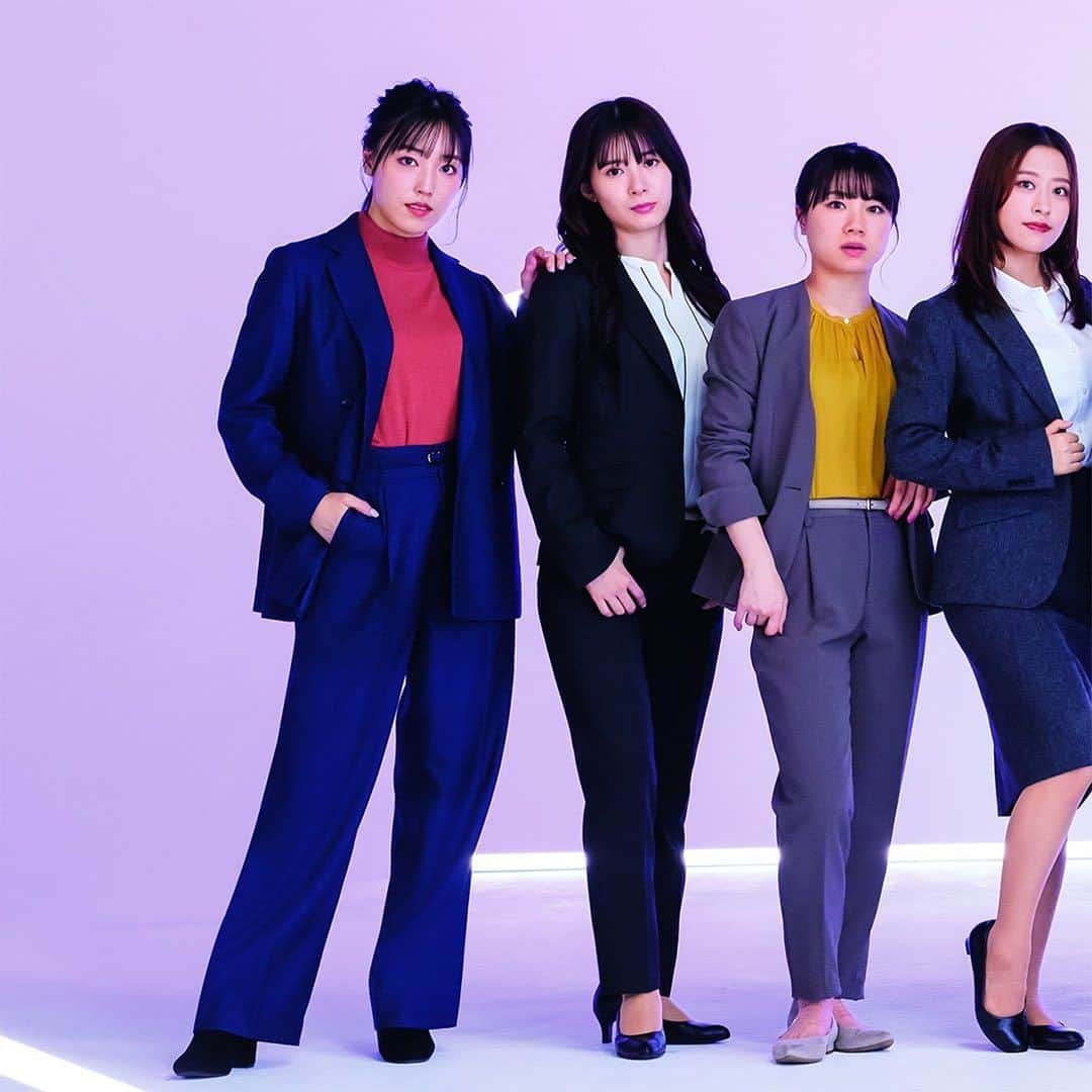 洋服の青山のインスタグラム：「. 10/10(火) 特設サイト公開！  洋服の青山60周年を記念し、 ＃モーニング娘 改め 「アオヤマ娘。’60」始動です✨ @morningmusume_official × @aoyama_ladies  14人が4チームに分かれ、それぞれがオリジナルダンスを披露！ 10/17(火)より洋服の青山公式Instagram/TikTokにて、 順次公開させていただきます。  スーツスタイルとカジュアルスタイルのLOOKや、 限定キャンペーンの開催など、たくさんの企画を皆さまお楽しみに！  #モーニング娘 #洋服の青山 #ビジネスカジュアル #ビジカジコーデ #秋コーデ#アオヤマ娘60」