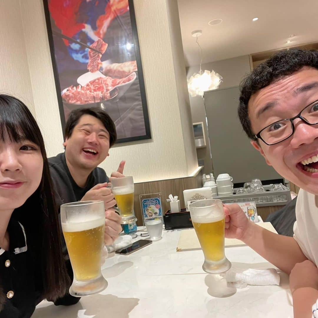 パーマ大佐さんのインスタグラム写真 - (パーマ大佐Instagram)「昨日は、千葉県立保健医療大学のいずみ祭で太田プロ出張ライブでした！ ネタ見てくれた皆さんありがとうございました😌  終わりでモシモシとご飯✨  #パーマ大佐  #千葉県立保健医療大学  #いずみ祭  #MC初々しかった  #繋ぎのうんち  #サノライブ  #サルベース  #ストレッチーズ  #仲良しの  #モシモシ  #あきちゃんと  #まぐろと  #ご飯  #新宿  #新仙  #その後は  #大久保公園  #日本ご当地ラーメン総選挙  #2杯食い  #オレの青春ラーメン  #酒田のワンタンメン  #美味かった」10月10日 10時25分 - pa_mataisa