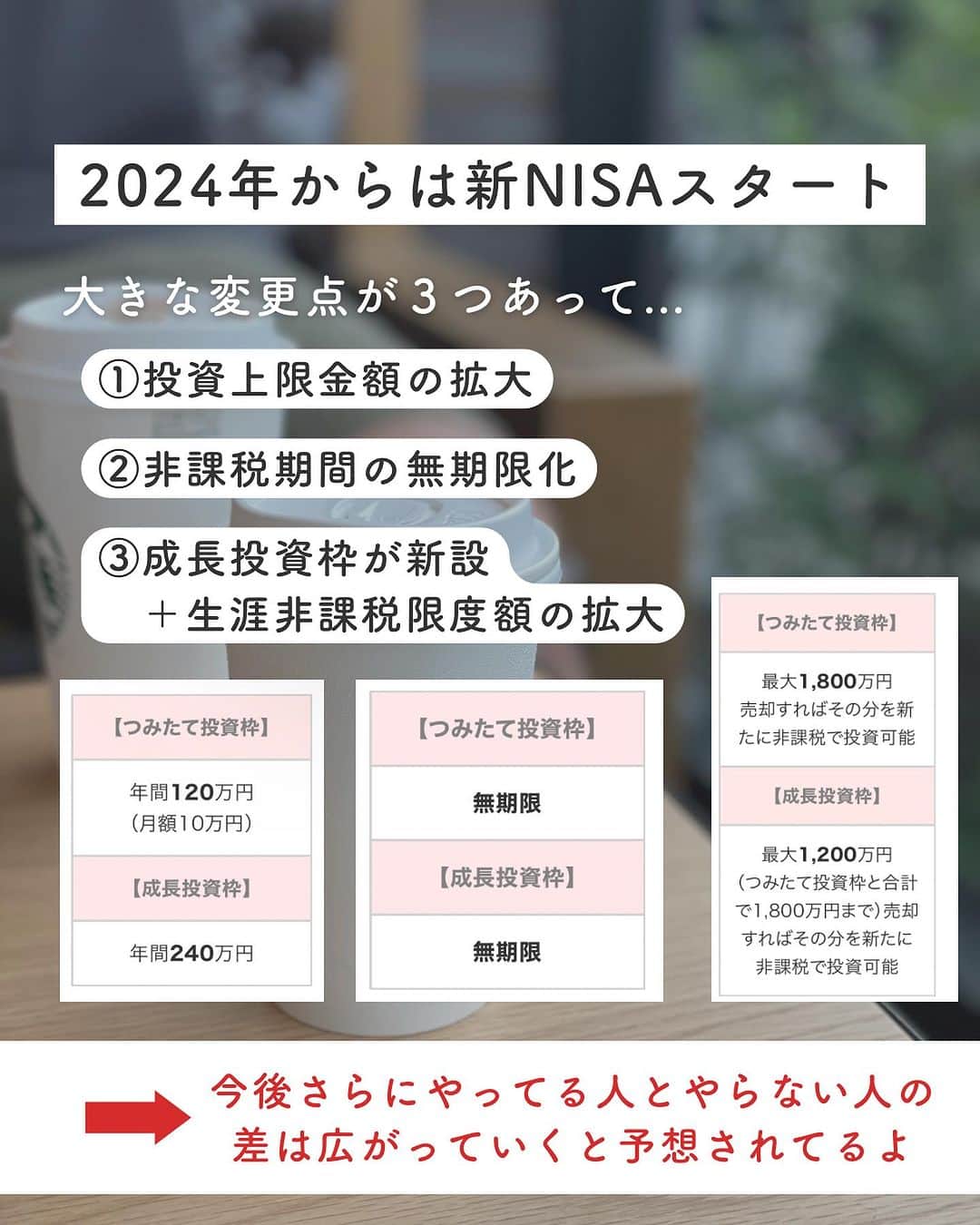 ゆきこさんのインスタグラム写真 - (ゆきこInstagram)「＼つみたてNISA 5年9ヶ月目／  当時お金に無頓着で腰が重たかった夫の尻を叩きに叩いて 始めたつみたてNISA。ここまで増えてくれました🌱  日本円のみで資産を持ってる人も多いとけど、実はそれってインフレ(物価高)していく際にリスクが大きいんよ...😇  今は高校から金融教育が始まったらしいけど、私達世代って誰も教えてくれなかったし自分で学ぶしかないんだよね。。  だから、これからも毎月この投稿は続けていきたいし、私の投稿が迷ってる人や知らなかった人の背中を少しでも押せたら嬉しいです❤️  今既にやってる人は、新NISAに変わってからもコツコツ一緒に続けていこうねー🌱🌱🌱  #つみたてNISA #NISA #家計管理 #資産管理 #貯金 #老後資金 #家計管理 #教育費貯金 #子供貯金」10月10日 21時31分 - yuco55_
