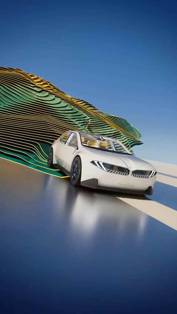 BMWのインスタグラム：「This is a new class of a wild ride. The BMW Vision Neue Klasse. #THEVisionNeueKlasse #NeueKlasse #TheNeueNew #BMW」