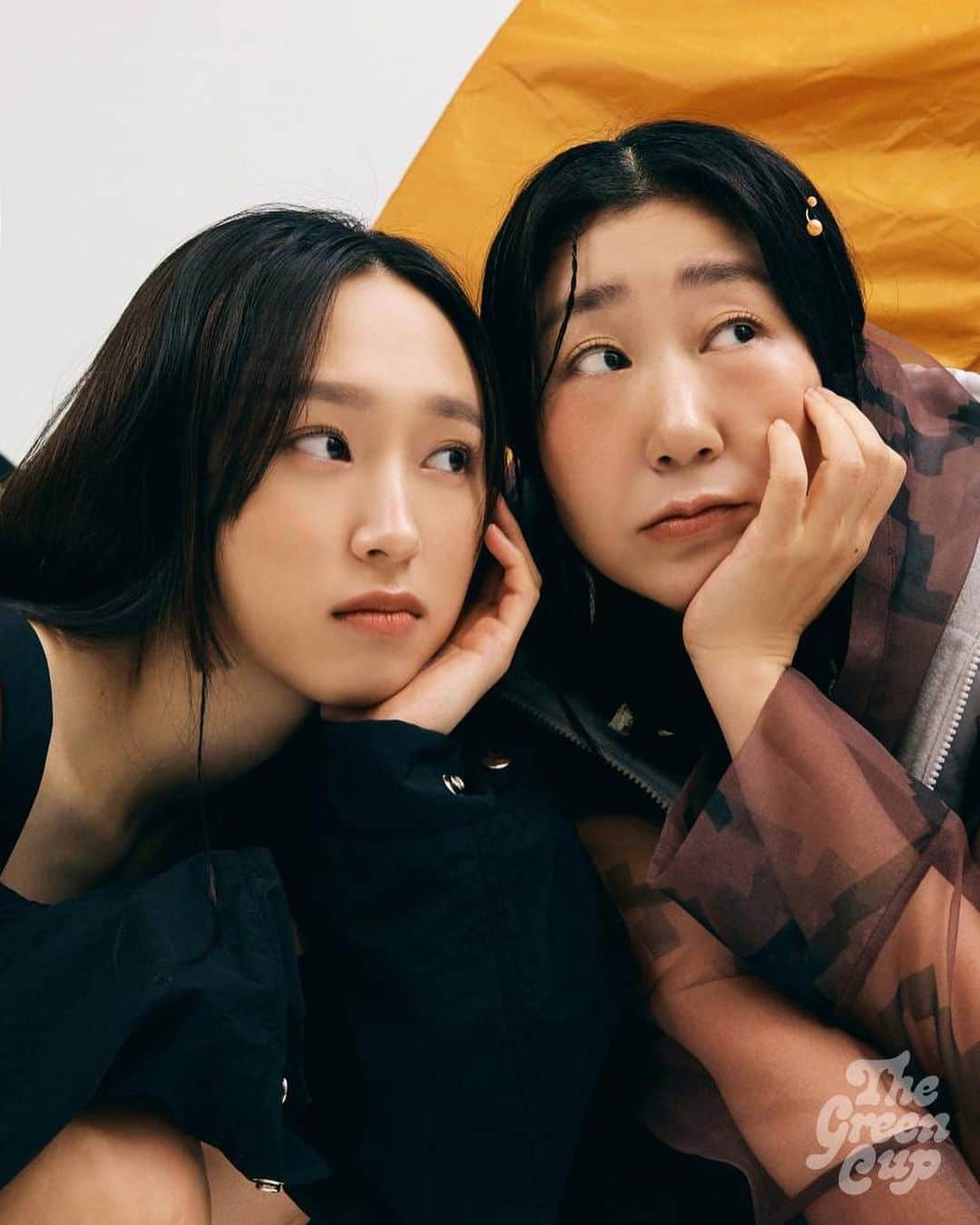 リュ・ヘヨンのインスタグラム：「👯‍♂️🦖🌲🥽🎒❄️  With @ramirani668 더그린컵 @thegreencup.official」