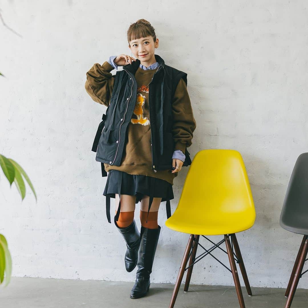 merさんのインスタグラム写真 - (merInstagram)「“1年で最もファッションが楽しい！”と言っても過言ではない季節♡ なつめ ...