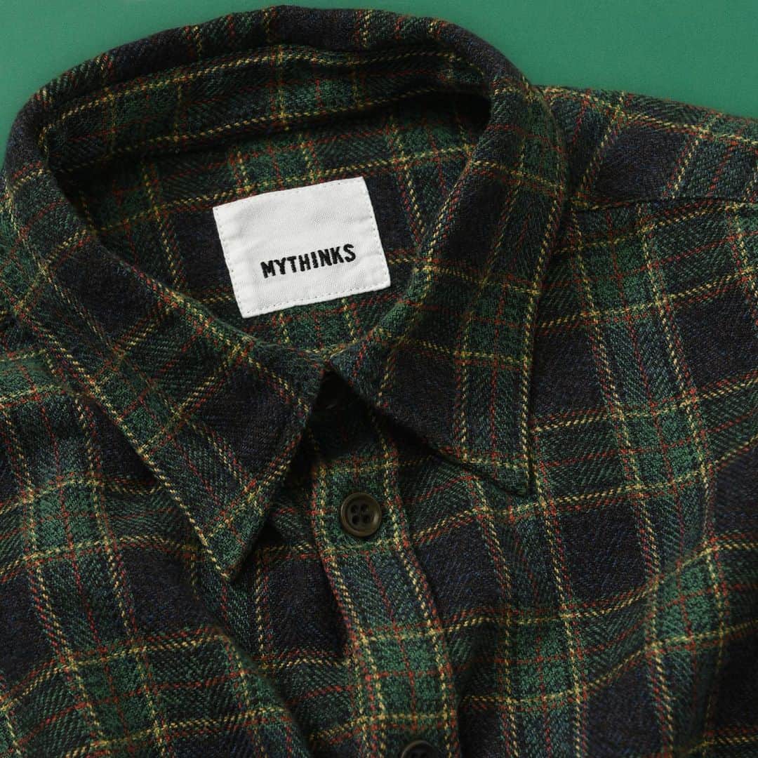 Bshop officialさんのインスタグラム写真 - (Bshop officialInstagram)「MYTHINKS MY NEL CHECK SHIRT ¥47,300  @mythinks_official  #mythinks #23aw #bshop」10月10日 13時01分 - bshop_official