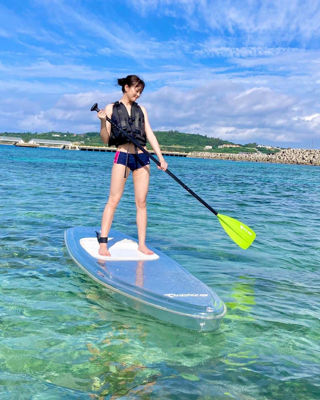 斉藤瑞季さんのインスタグラム写真 - (斉藤瑞季Instagram)「沖縄旅。 ＳＵＰして、ダイビングもしました🤿 今年初の海！ 楽しかったー✨」10月10日 13時57分 - mii_maricoco