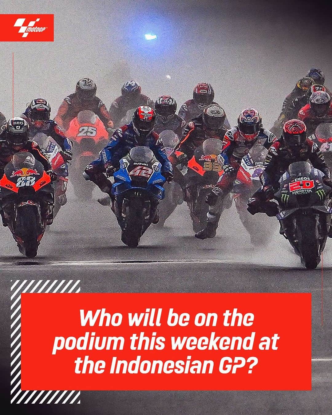 MotoGPさんのインスタグラム写真 - (MotoGPInstagram)「Let's hear your predictions! 🤔  #IndonesianGP 🇮🇩 #MotoGP #Motorcycle #Racing #Motorsport」10月10日 16時03分 - motogp
