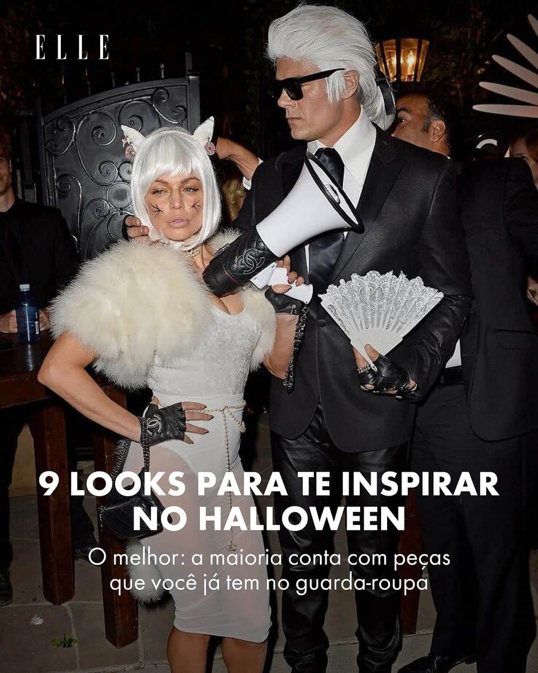 ELLE Brasilのインスタグラム：「Você já deve estar sabendo: o agito de Halloween da ELLE acontece no dia 26 de outubro e, claro, é só animação por aqui! Para muitos, a data é uma oportunidade de expressar a criatividade com produções matadoras, mas, para outros, pode ser um pouco mais difícil encontrar uma boa inspiração. A falta de tempo é outro agravante. Se esse for o seu caso, nós temos algumas ideias de looks com peças que você provavelmente já tem no seu guarda-roupa 🎃   Já sabe o que vai vestir nas festas desse ano?」