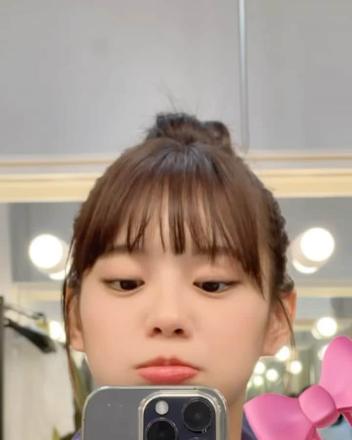 永瀬莉子のインスタグラム：「久々におだんごな日~🧸🧸」