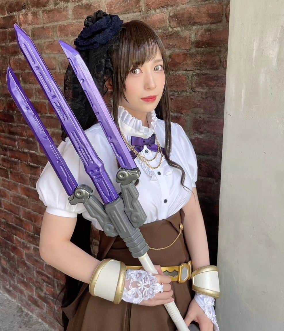 佐々木優佳里のインスタグラム：「💜  #舞台 #アサルトリリィ」