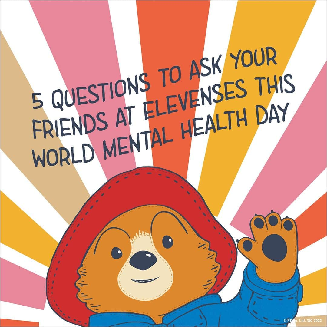 Paddington Bearさんのインスタグラム写真 - (Paddington BearInstagram)「Remember to check in with your loved ones this #WorldMentalHealthDay 🧡🌼🐾  Swipe right 👉」10月10日 16時58分 - paddingtonbear