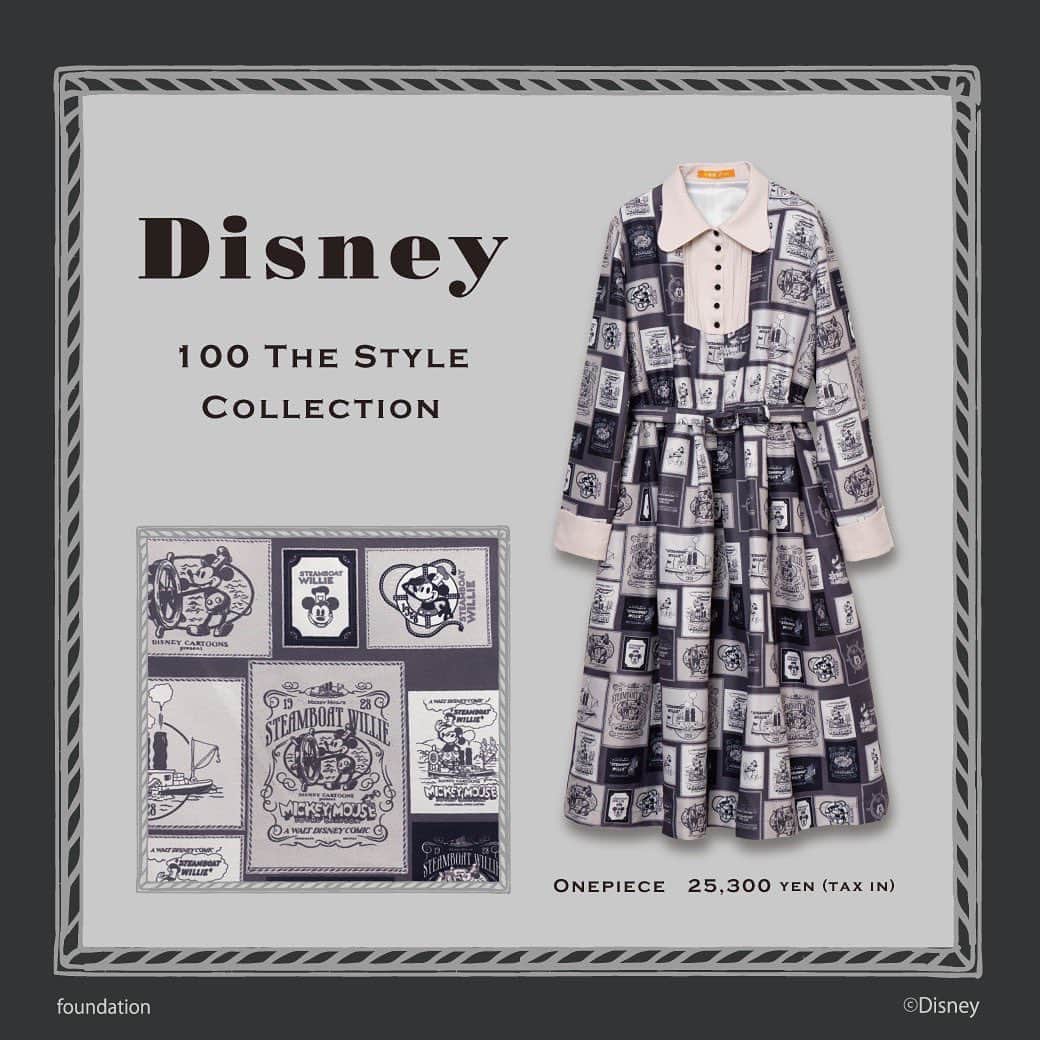 F i.n.t_officialさんのインスタグラム写真 - (F i.n.t_officialInstagram)「.  . ∵∴∵∴∵∴∵∴∵∴∵∴∵∴∵∴∵∴∵∴∵∴∵∴∵∴∵∴ ⁡  Disney 100 The Style Collection 🛟 ⁡ ∴∵∴∵∴∵∴∵∴∵∴∵∴∵∴∵∴∵∴∵∴∵∴∵∴∵∴∵  スクリーンデビュー作🎞️ 『蒸気船ウィリー』からインスパイアされたレトロなミッキーの総柄ワンピース🚢  本日からオンラインストアで販売スタート✨  レトロなヨーク切替えのデザインと ディズニー100周年のお祝いムードを 全面に感じるようなレトロなミッキーの 総柄が特別感たっぷりのワンピースです🛟  \ 𝑖𝑡𝑒𝑚 / ⁡ ☑︎ クレリックヨーク切替ワンピース/ミッキーマウス/ F i.n.t  black ¥25,300(tax in) ⁡  是非チェックしてくださいね♡  #fint #2023AW #2023autumn #fashion #AutumnCollectio‪n #フィント #秋コーデ #ワンピースコーデ」10月10日 17時10分 - fi.n.t_official