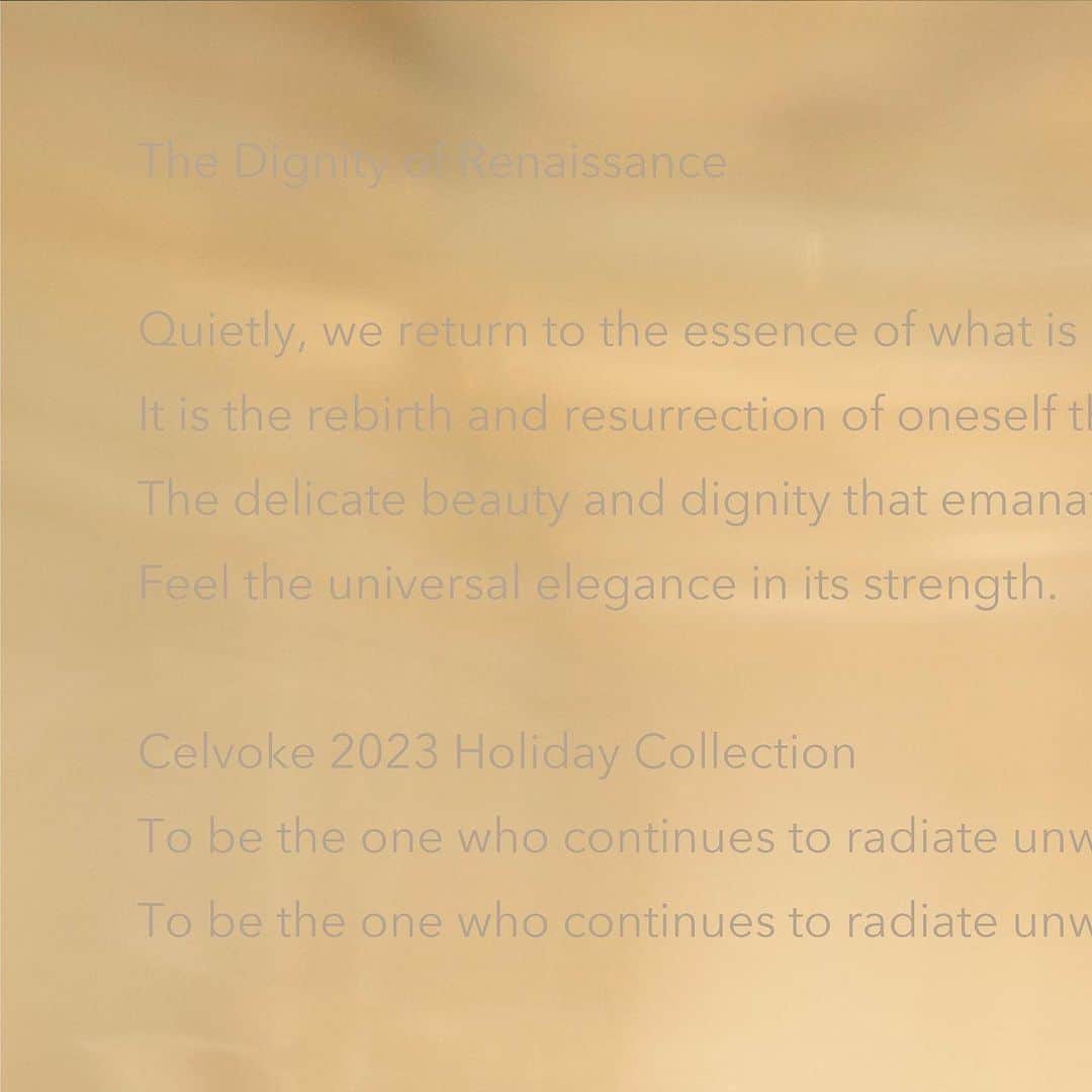 celvoke.jpさんのインスタグラム写真 - (celvoke.jpInstagram)「Celvoke 2023 Holiday Collection The Dignity of Renaissance  ルネサンスをテーマにした繊細な美しさと、品格を。 揺るがない輝きを放ち続ける自分であるために。  【1st】  2023年10月13日(金) 予約販売開始 2023年10月20日(金) 全国発売  【2nd】 2023年10月20日(金) 予約販売開始 2023年11月 3日(金) 全国発売開  ⇒https://celvoke.com/page/Make/2023HolidayCollection/  #Celvoke #Holiday #Holidaycollection #2023holiday #セルヴォーク #ホリデー #ホリデーコレクション #2023ホリデー #クリスマス #コフレ #クリスマスコフレ」10月10日 17時34分 - celvoke.jp