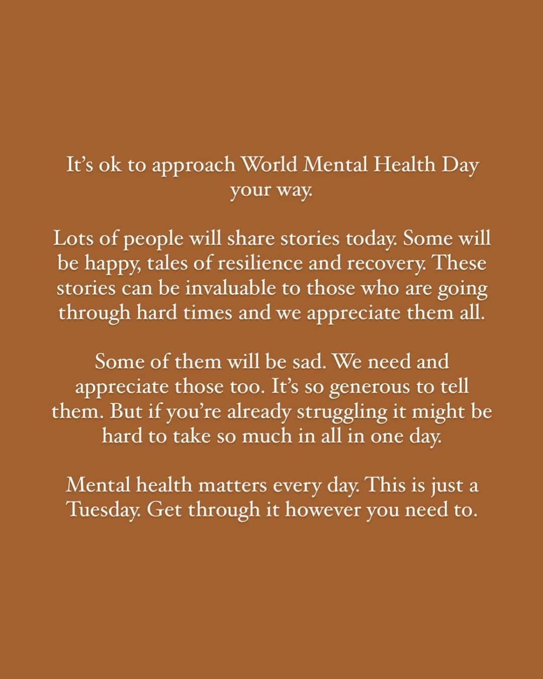 ジェマ・スタイルズさんのインスタグラム写真 - (ジェマ・スタイルズInstagram)「#WorldMentalHealthDay」10月10日 17時53分 - gemmastyles