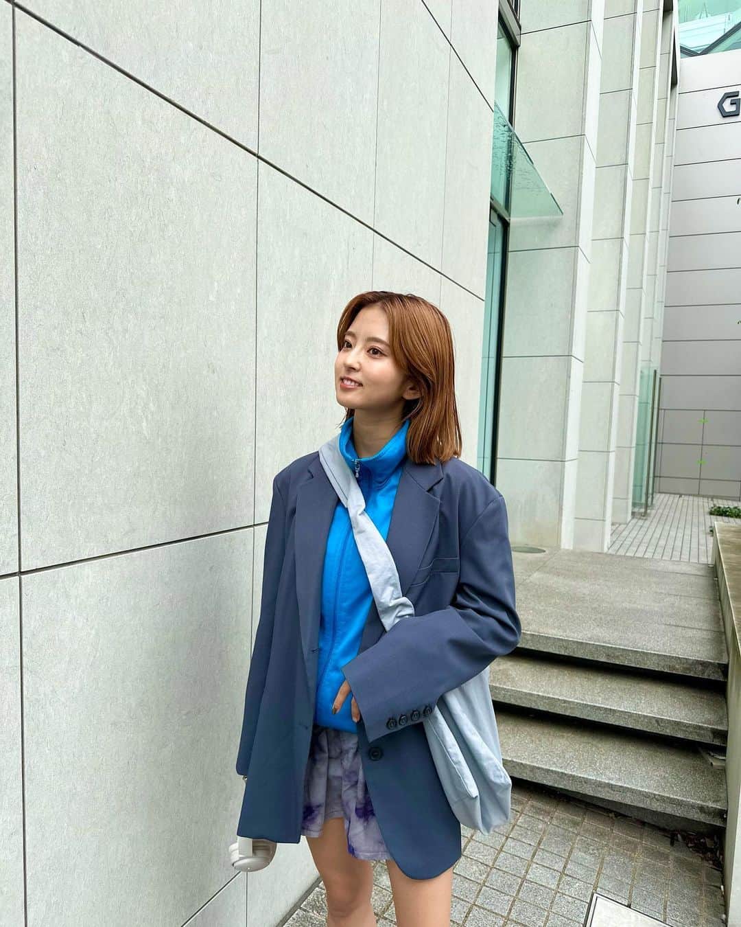 鈴本美愉のインスタグラム：「. Muléau 23 Autumn Collection Vol.3 公開されました🧥✨  POPUP STOREでも人気だったアイテムです💟  このあと19:00〜 @muleau_official のアカウントからアイテム紹介のインスタライブするのでお見逃しなく〜」