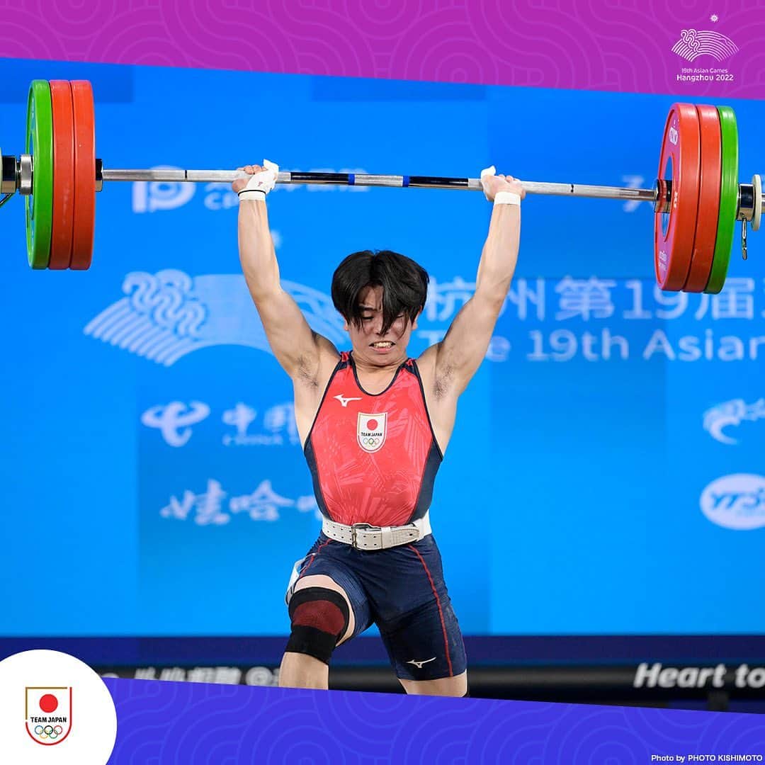日本オリンピック委員会さんのインスタグラム写真 - (日本オリンピック委員会Instagram)「NICE SHOT #杭州アジア大会📸ˎˊ˗  #ウエイトリフティング プレイバック🏋️  #TEAMJAPAN の気迫あふれる瞬間をお届け🔥  #平井海斗 選手（1枚目） #橋本菫 選手（2枚目） #佐野香太朗 選手（3枚目） #安嶋千晶 選手（4枚目）  #HangzhouAsianGames  #がんばれニッポン」10月10日 18時07分 - teamjapanjoc