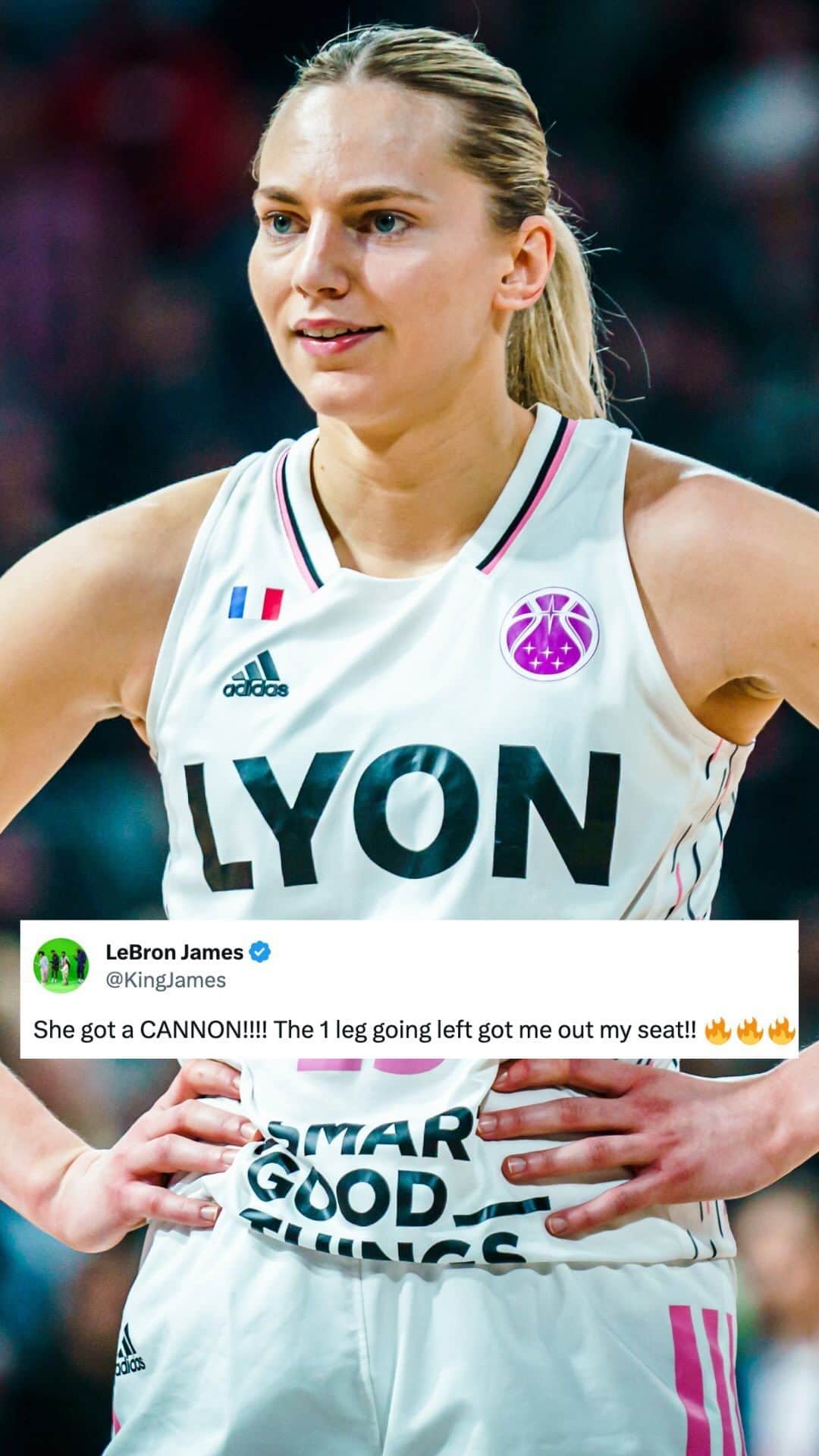 FIBAのインスタグラム：「One of the most entertaining players to watch in the world, LeBron certified ™️ 🪄」