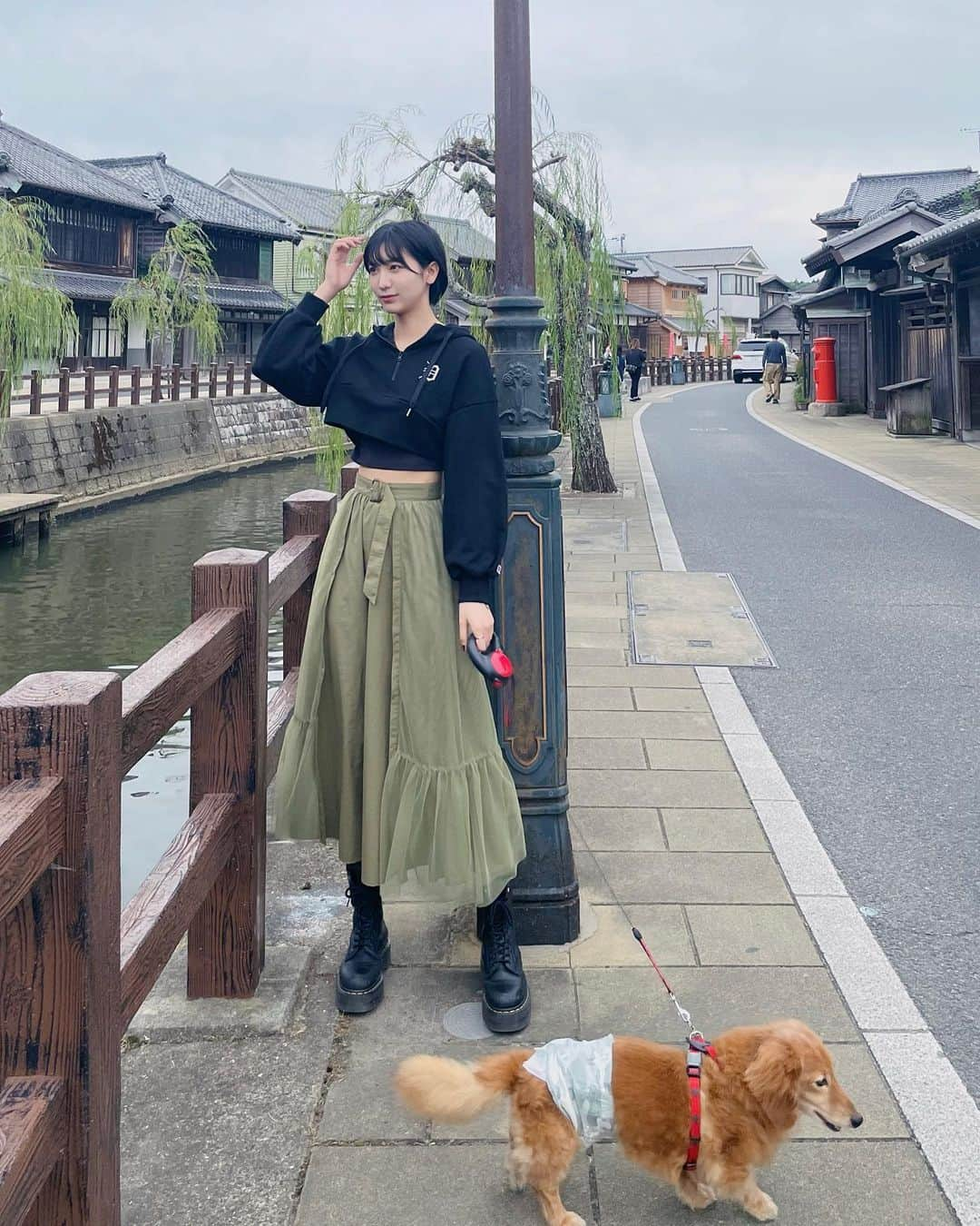 小貫莉奈さんのインスタグラム写真 - (小貫莉奈Instagram)「おでかけ🐶🐾   #佐原」10月10日 18時55分 - rina_onuki0529