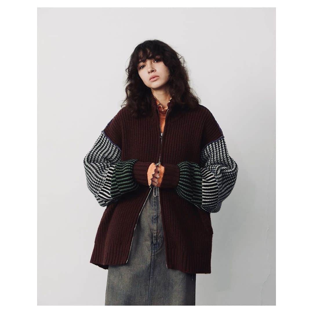 フィル ザ ビルのインスタグラム：「NEW ARRIVAL 【FILL THE BILL】 season / 2023aw unisex item / ZIP UP KNIT BLOUSON  #fillthebill #fillthebill_mercantile」