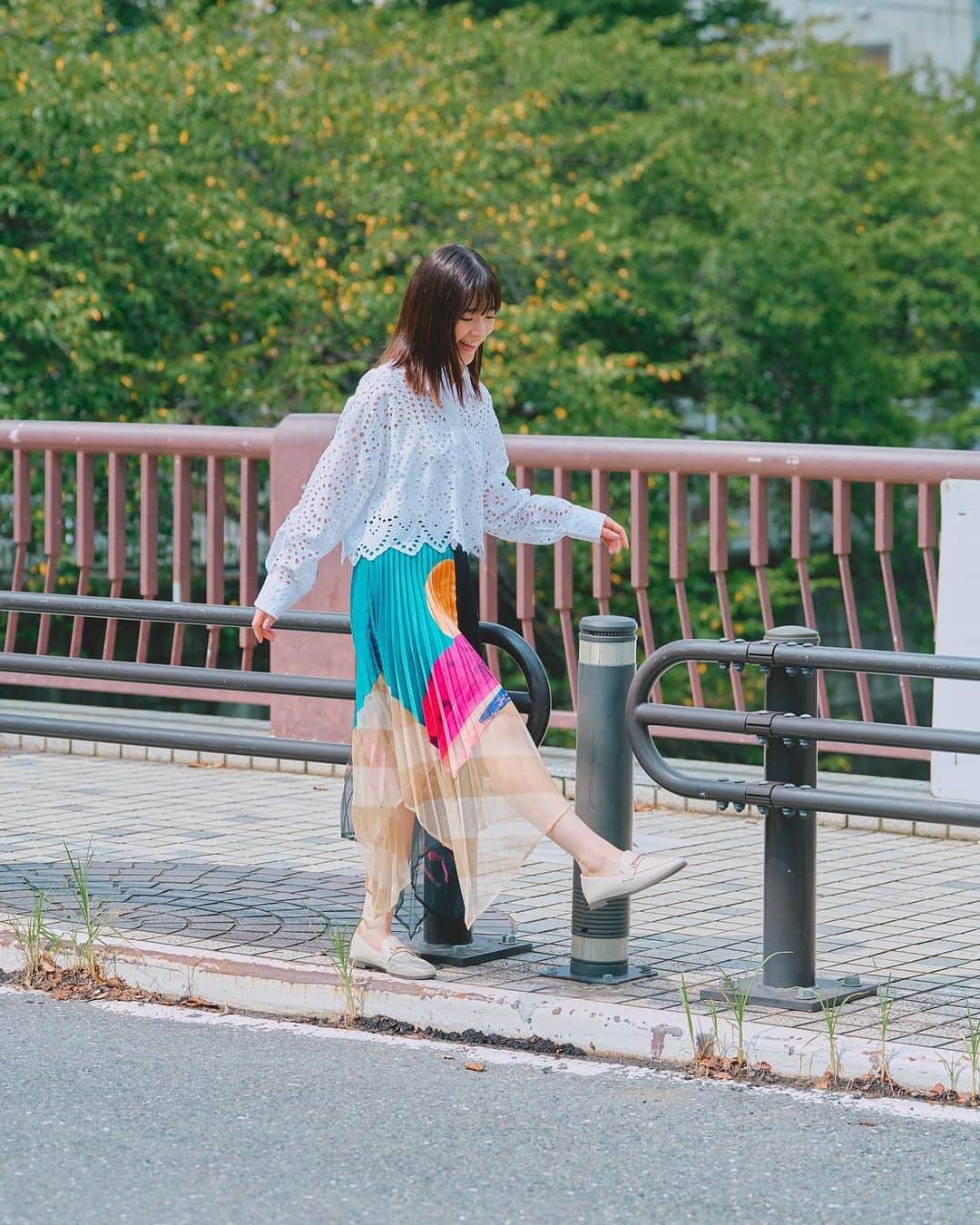 優希美青のインスタグラム：「📷@len.______ 💄@ryo0603 👗@hm」
