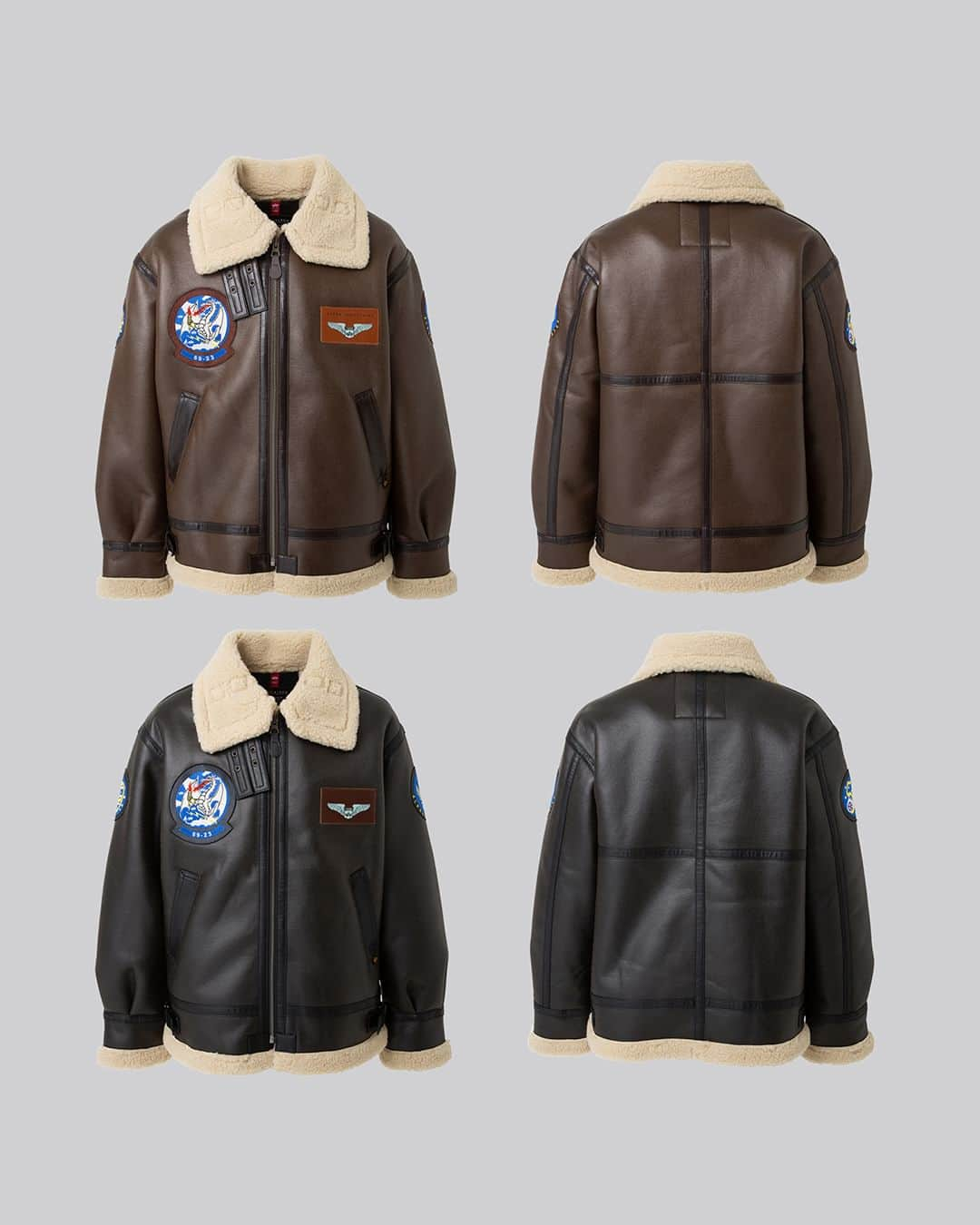 ALPHA INDUSTRIES JAPANさんのインスタグラム写真 - (ALPHA INDUSTRIES JAPANInstagram)「PATCHED B-3 FAKE MOUTON JACKET # TA1689 ¥27,500(in tax） Col : 268(BROWN/IVORY) , 275(BLACK/IVORY)  Size : S , M , L , XL  #alpha_industries_japan #alpha_industries #ALPHAINDUSTRIES #ALPHA #ALPHASHOP #MA1」10月10日 19時44分 - alpha_industries_japan