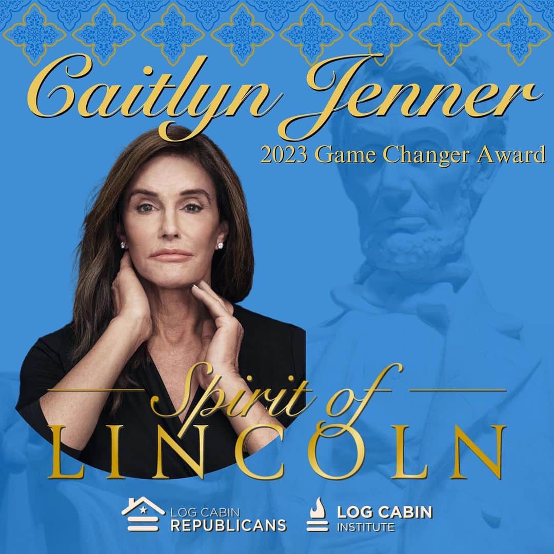 Caitlyn Jennerのインスタグラム：「Hurdling barriers since the Olympics 🥇 Caitlyn Jenner sprints forward with the Game Changer Award at this year’s Spirit of Lincoln gala.  Join us and BUY YOUR TICKET TODAY at SpiritofLincoln.org!」