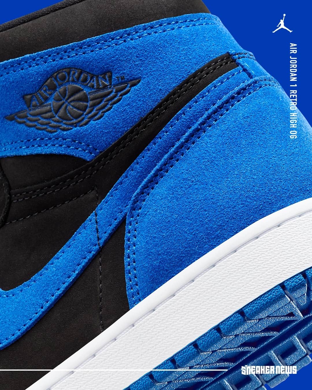 Sneaker Newsさんのインスタグラム写真 - (Sneaker NewsInstagram)「Official images of the Air Jordan 1 Retro High OG "Royal Reimagined" have arrived! This alternate take on an original is set to drop on November 4th. LINK IN BIO for a closer look.」10月11日 6時02分 - sneakernews