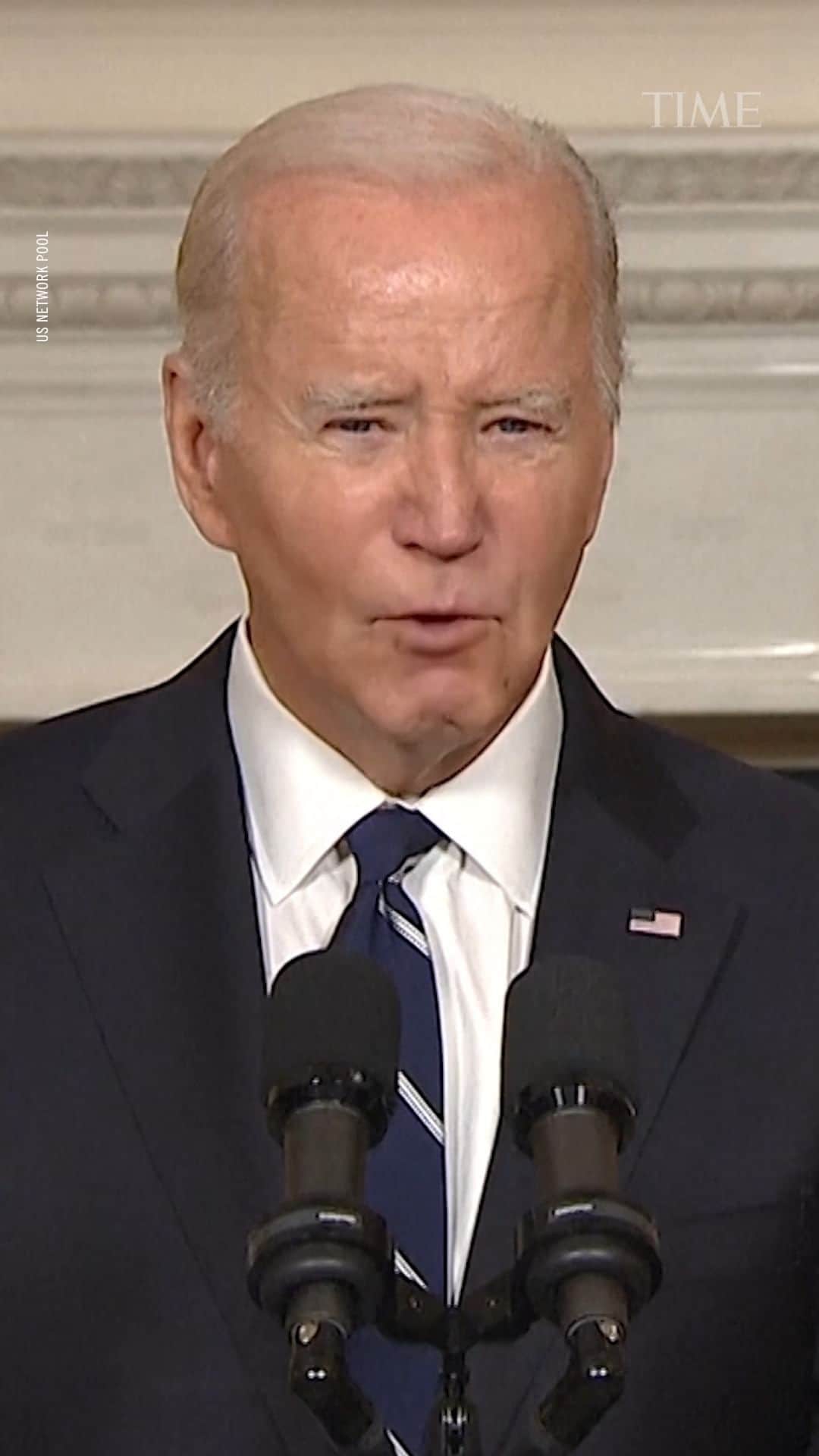 TIME Magazineのインスタグラム：「Joe Biden delivers remarks on the deadly conflict between Hamas and Israel」