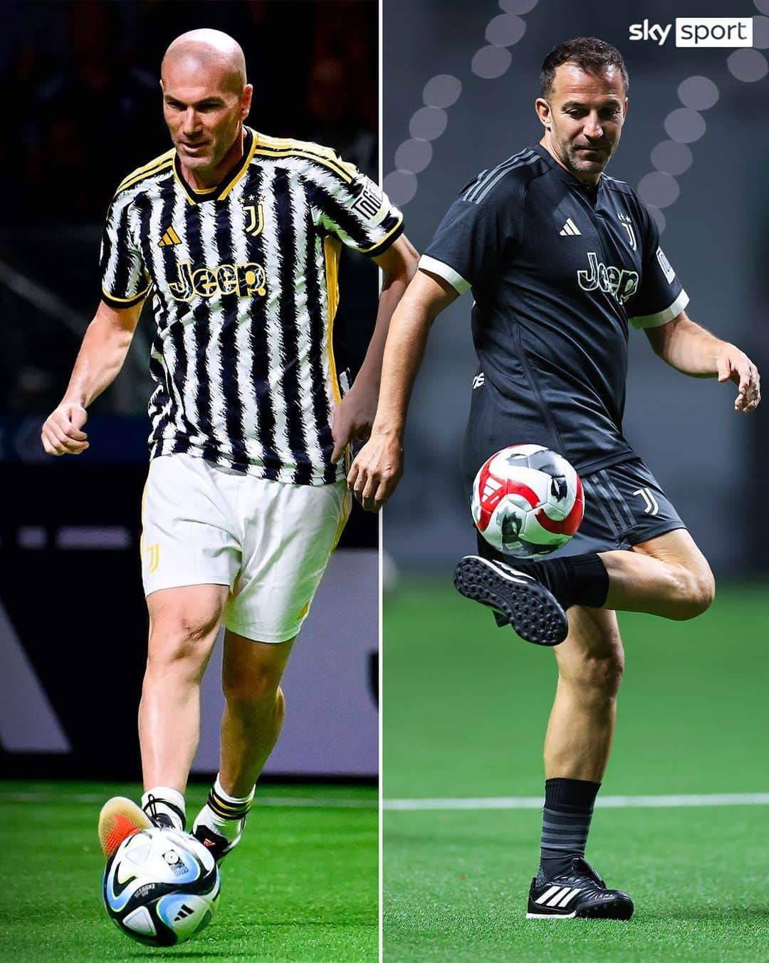 アレッサンドロ・デル・ピエロのインスタグラム：「𝑪𝒍𝒂𝒔𝒔 𝒏𝒆𝒗𝒆𝒓 𝒅𝒊𝒆𝒔 🪄  #SkySport #Juventus #DelPiero #Zidane」