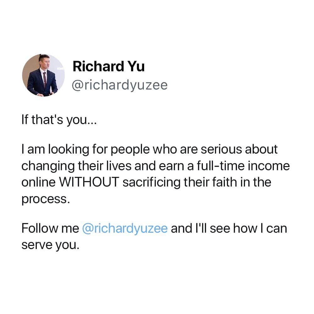 The Luxury Lifestyle Magazineさんのインスタグラム写真 - (The Luxury Lifestyle MagazineInstagram)「@richardyuzee is mentoring Christian believers on how to achieve $5-7K/mo online WITHOUT sacrificing their faith in the process.  I HIGHLY recommend you follow him if you want strengthen your faith while increasing your income. Here’s his account:  @richardyuzee  @richardyuzee  @richardyuzee」10月11日 6時37分 - luxurylifestylemagazine