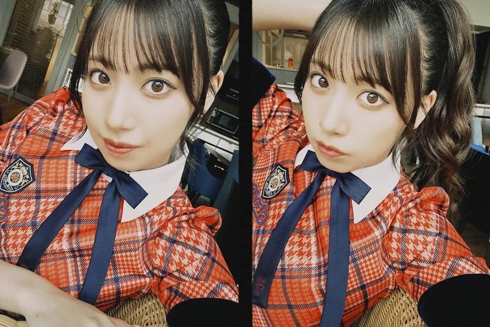 荒井優希のインスタグラム：「🧡💙」