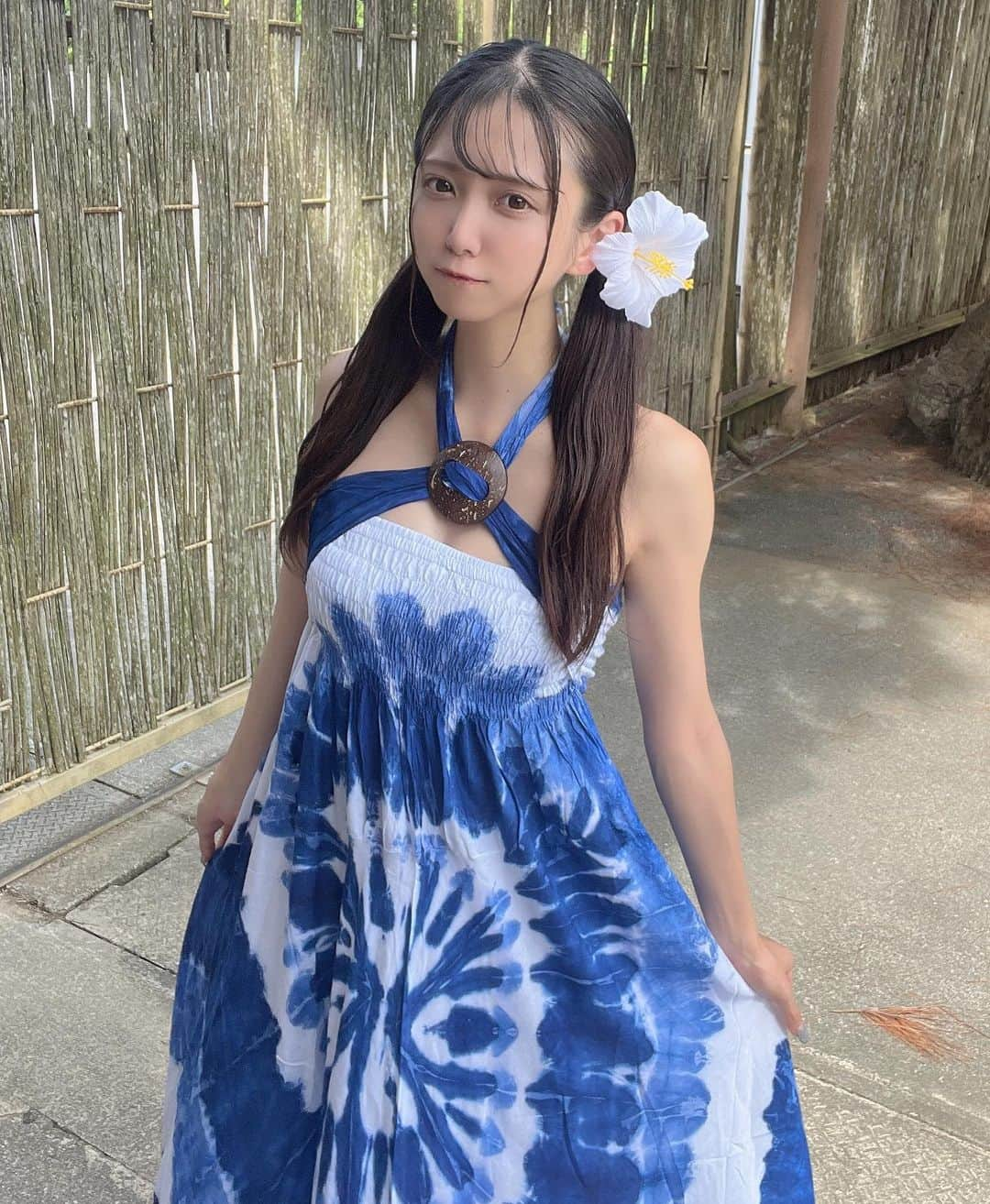 島袋香菜さんのインスタグラム写真 - (島袋香菜Instagram)「１週間前の沖縄‥🌺💙  #沖縄　#琉球村　#那覇」10月10日 22時13分 - _kanaloco_