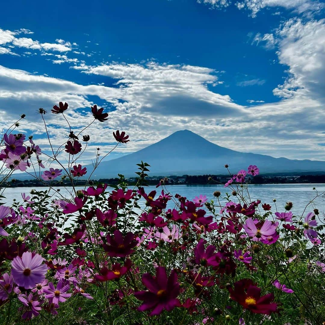 柿崎洋一郎のインスタグラム：「先月撮った富士山 富士山はやっぱりいい！！」