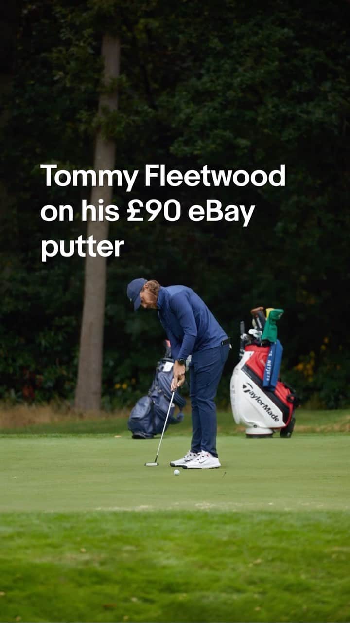 トミー・フリートウッドのインスタグラム：「Tommy Fleetwood + a £90 putter from eBay = One unbelievable story.  We just had to hear the story from the man himself @officialtommyfleetwood 😉」