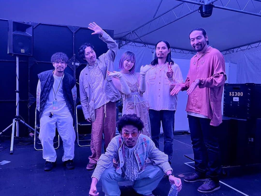 モリシーのインスタグラム：「Awesome City Club@ KOME Fes,Nagaoka, Nigata  #awesomecityclub #米フェス」
