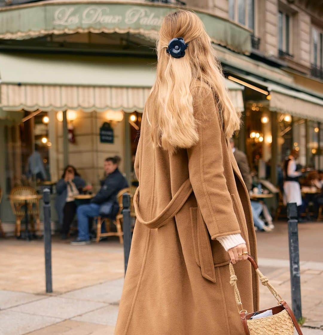 のインスタグラム：「A Fivela de Cabelo Camélia é perfeita para um rabo de cavalo com cabelos finos ou um estilo meio preso com cabelos mais grossos.  #camelia #hairaccessories #hairstyle」