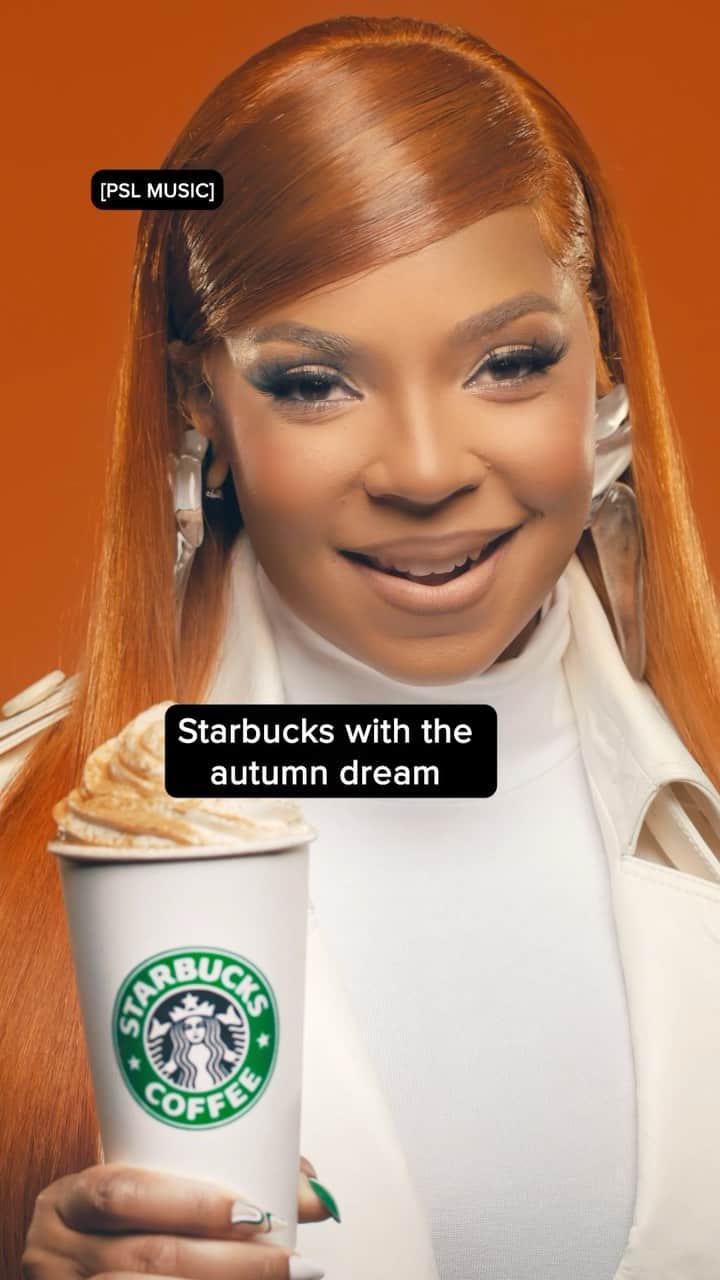 Starbucksのインスタグラム：「Ashanti singing your birthday song? Iconic. ✨ HBD, PSL.」