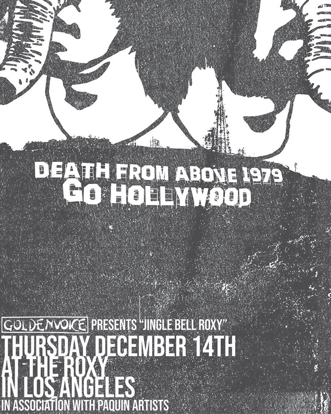 Death from Above 1979のインスタグラム：「LOS ANGELES! DECEMBER 14th! @theroxy  @goldenvoice presents DEATHFROMABOVE1979.COM/SHOWS TICKETS ON SALE OCTOBER 13th 1pm EST / 10am PST」