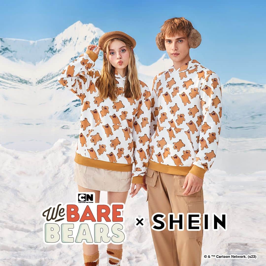 SHEINのインスタグラム：「Get ready to roar with our We Bare Bears X SHEIN collection  #WEBAREBEARSXSHEIN #WEBAREBEARS #SHEINCollabs #SHEIN #WBstyle  *P.S. Only available on ZA/IL/AR/BH/OM/KW/QA/SA/UAE/MA/EG/UK/FR/DE/IT/ES/NL/PL/PT/SE/CH/EUR/EUQS」