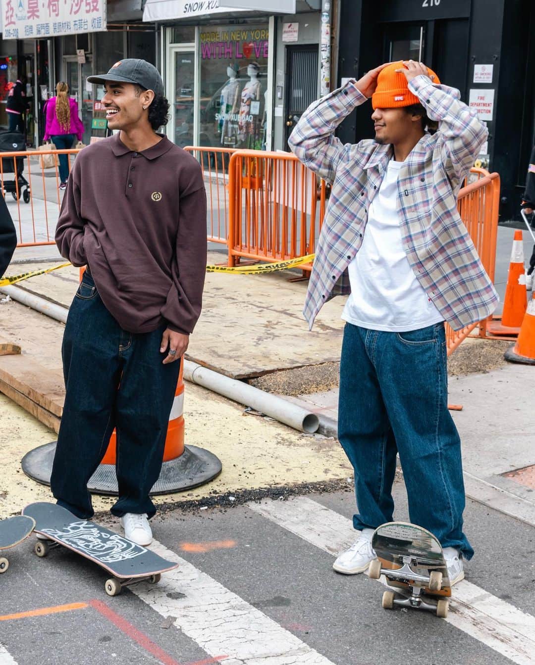 エフティーシーのインスタグラム：「FTC EMB Jeans & Pier 7 Jeans Available Online Now 🌆 Photos by @ando_______________ #ftc #ftcskateboarding #forthecity #ftcsanfrancisco #ftcjp #ftctokyo #ftcnagoya #ftcosaka #ftcnewyork #ftcautumnwinter23」