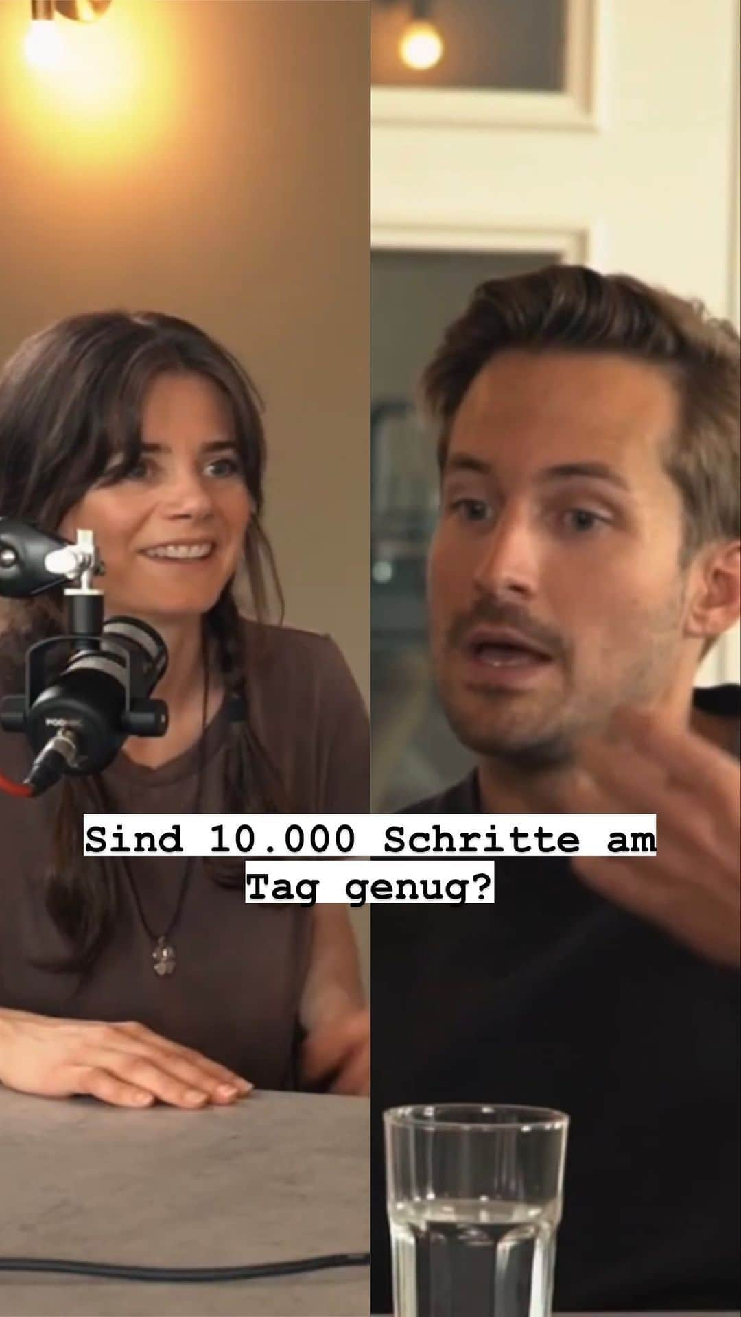 Joyce Ilgのインスタグラム：「Sind 10.000 Schritte am Tag genug?  Ich durfte mit @joyceilg und @chrishalb12 eine Podcastfolge zum Thema Gesundheit aufnehmen. Was macht ihr um Fit zu bleiben? Schreibt es mal in die Kommentare」