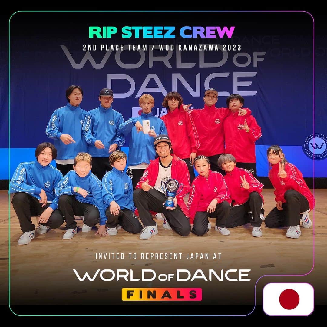 World of Danceさんのインスタグラム写真 - (World of DanceInstagram)「Congratulations to the winners of World of Dance Championship Series Kanazawa 2023! 🏆  These teams are now qualified for World of Dance Summit to compete in Finals, representing Japan on July 28th-August 1st, 2024 at Los Angeles Convention Center!   ➡️ Swipe to see our champions and make sure to leave some love in the comments!   TEAM DIVISION 🥇RAD FOOTMAN CREW  🥈RIP STEEZ CREW 🥉ROCK RIVER CREW   Thanks to all the competing teams and showcase teams that took our stage, see you at World of Dance Summit!🙌  #worldofdance #wodsummit24 #wodjapan」10月11日 3時25分 - worldofdance