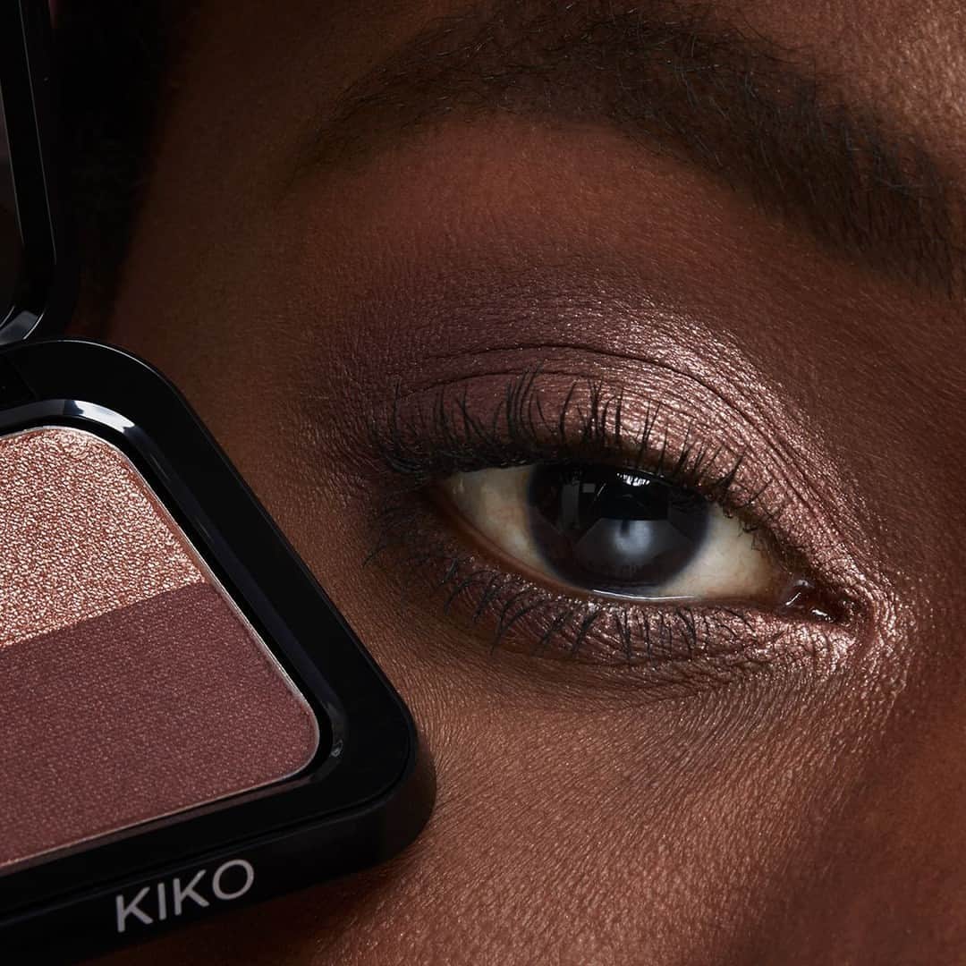 のインスタグラム：「Liven up your gaze and create endless looks with our New Bright Duo Eyeshadow! 🤩 Choose from a selection of 18 different shades, offering either a matte, pearly or metallic finish 💖⁣ ⁣ New Bright Duo Eyeshadow 11- Colour Kajal 01 - Precision Eyebrow Pencil 06 - New Maxi Mod Mascara⁣」