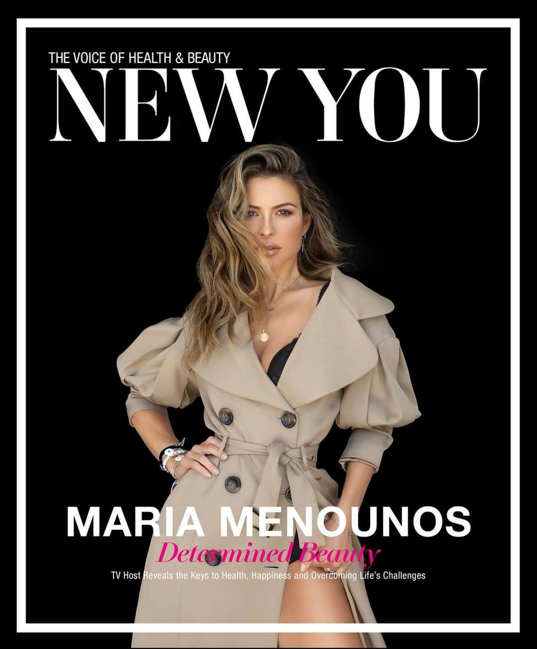 マリア・メノウノスのインスタグラム：「Still obsessing over @mariamenounos' cover shoot 😍✨」