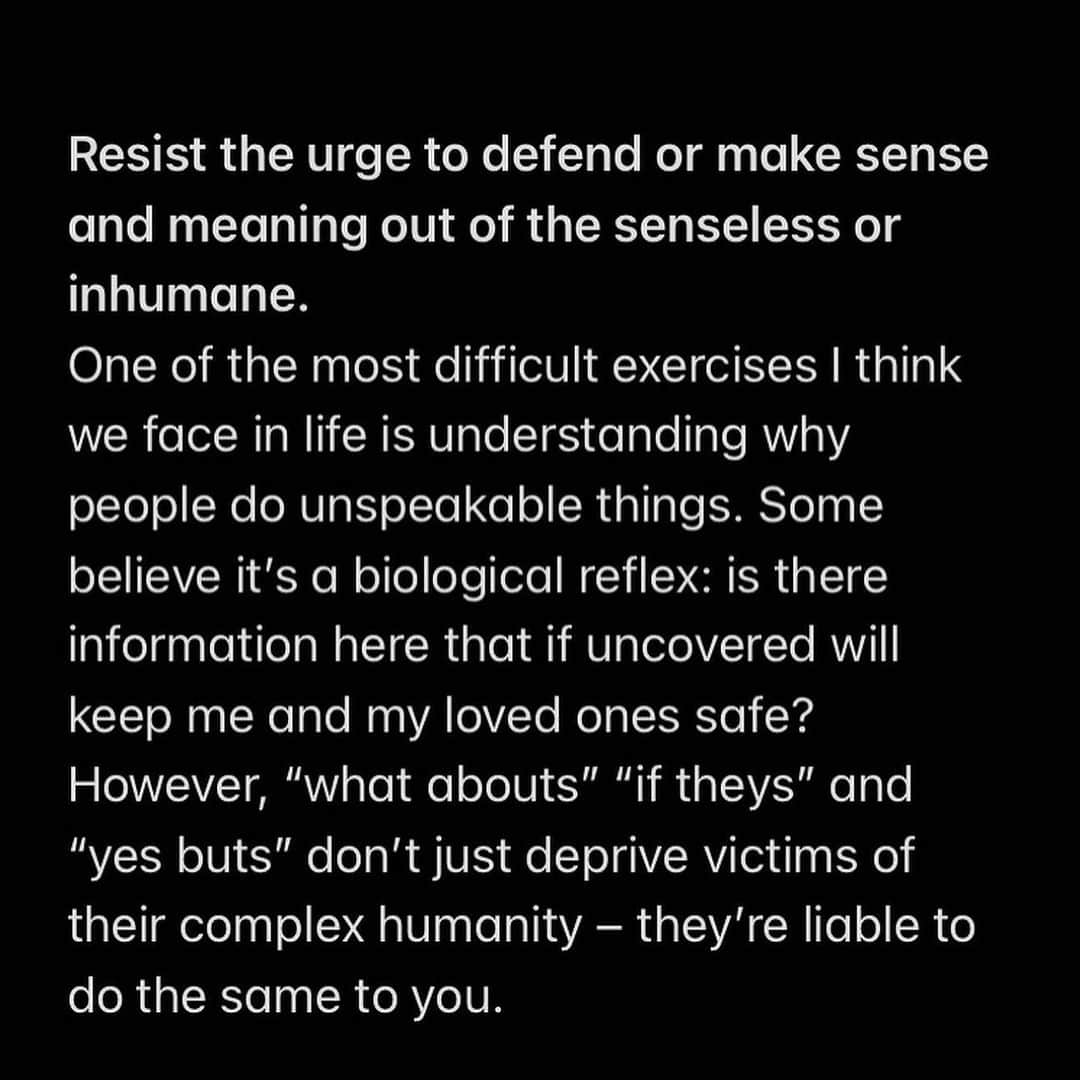 トームさんのインスタグラム写真 - (トームInstagram)「#repost @fiercegrandma  I haven’t done one of these service-y posts in a long time, but following the events of the last few days, it felt right to (as the line spoken directly after the one I quote above — from King Lear, Act V Scene iii) “speak what we feel, not what we ought to say.”  I would be lying if I said that nearly all of my awareness of the atrocities in Israel has not been refracted through the lens of social media, which we once were all young and naïve enough to regard as a refuge: a place to forget the horrors of the world at large rather than amplify them. That history now seems as ancient as the conflicts we are now seeing played out, practically in real time.  Whether or not war can ever be justified is an age-old and maybe unanswerable question, though what has always puzzled me is how clear it seems that the resolution it brings is rarely (if ever) permanent. But what is undeniably true is that war is an instrument of nations; whatever leverage it ultimately creates in the arena of policy, the living things and the civilizations that instantly become collateral damage are always blameless and profoundly, psychically, generationally harmed. Even if you as a citizen can see no other solution than war, I believe our collective humanity asks us to always put more of our weight on the side of peace. Otherwise we are not just not safe – we are Lost.  To life 🕊」10月11日 5時04分 - tomenyc