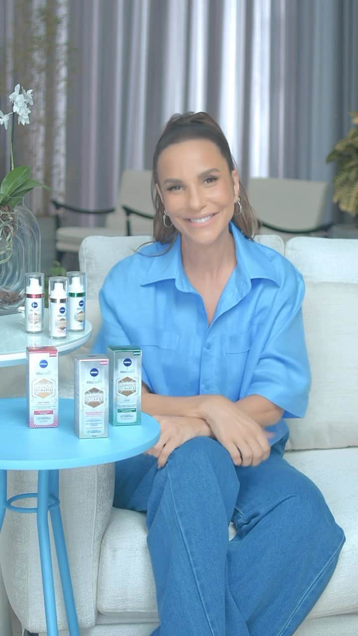 のインスタグラム：「Trago novidades!! ✨  A minha marca queridinha @NIVEABrasil lança novos Séruns da linha LUMINOUS630 para cada tipo de pele. Produtos multifuncionais, diminuem as marcas escurecidas do rosto e ainda entregam cuidado para a pele, nas versões: Luminous 630 Sérum Avançado, Luminous 630 Sérum Anti-Acne, Luminous 630 Sérum Anti-idade!  Dá o play para saber mais e escolha o seu para uma pele uniforme e iluminada, com resultados em 2 semanas!  #PeleLuminous #NIVEABrasil #Ad」