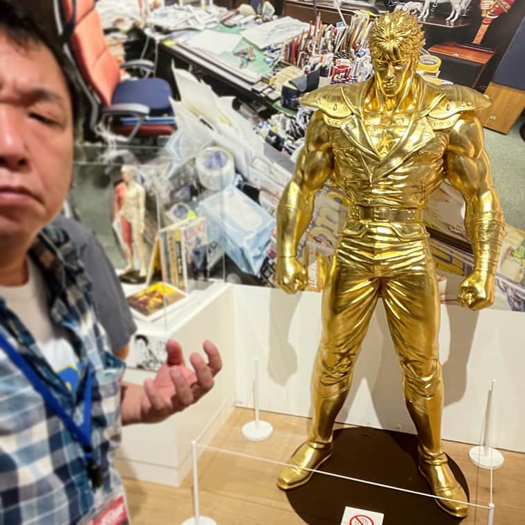木村ひさしのインスタグラム：「嘘じゃないから③ 「おまえはもう死んでいる」 #北斗の拳40周年大原画展」