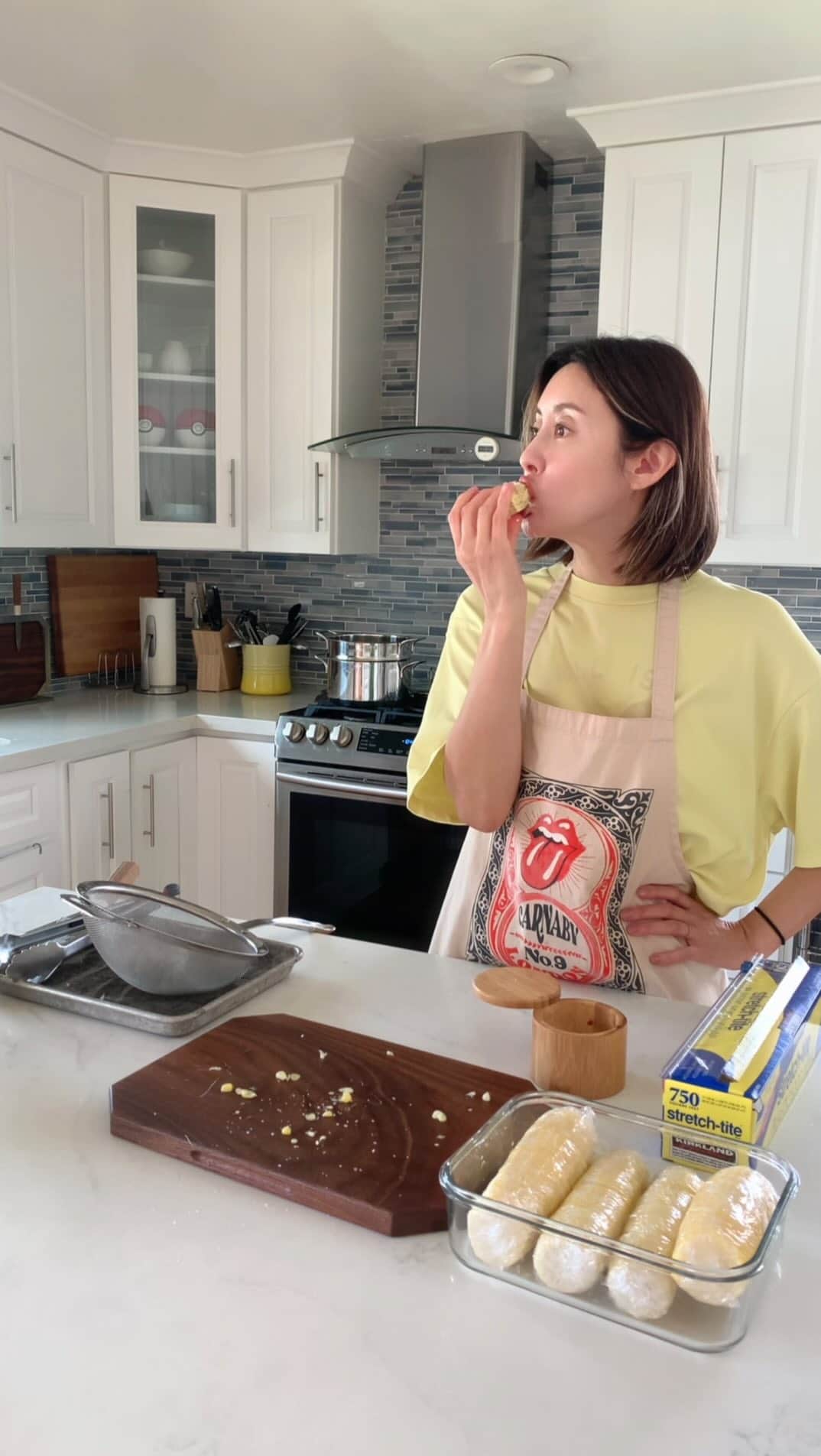 高木りなのインスタグラム：「お米だけを買いに日系マートに行ったはずが1週間分の食材を買ってしまいました。 쌀만 사러 일본마트갔다가 일주일치 장을 봐버렸네요」